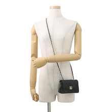 Load image into Gallery viewer, CHANEL Matelasse ChainClutch Bag BlackAP4593 Lambskin Size Mini
