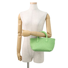 Load image into Gallery viewer, Bottega Veneta INTRECCIATO Mini Cabas 2WAYBag Green709464 Lambskin
