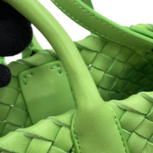 Load image into Gallery viewer, Bottega Veneta INTRECCIATO Mini Cabas 2WAYBag Green709464 Lambskin
