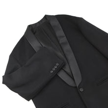 Load image into Gallery viewer, CELINE Cashmere tuxedo coat Size 34 Black2M02B6700 Cashmere100%
