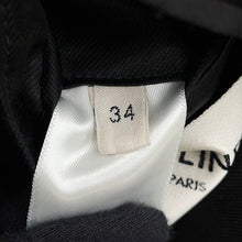 Load image into Gallery viewer, CELINE Cashmere tuxedo coat Size 34 Black2M02B6700 Cashmere100%
