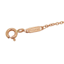 将图像加载到图库查看器中，TIFFANY&amp;Co. Knot Chain Bracelet Size Extra Small75451873 18K Pink Gold
