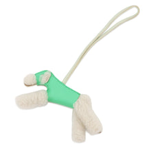 Load image into Gallery viewer, HERMES Buddy Bag Charm Vert Comics/Vert Fizz Lambskin Mouton
