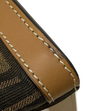 将图像加载到图库查看器中，FENDI Peekaboo I See You Zucca Forty 8 Camel/Brown7VA566 Leather Canvas
