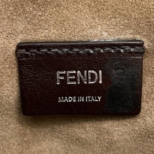 将图像加载到图库查看器中，FENDI Peekaboo I See You Zucca Forty 8 Camel/Brown7VA566 Leather Canvas
