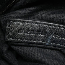 将图像加载到图库查看器中，BALENCIAGA BB Logo Crushed Quilted ChainShoulder Bag Black742941 Crushed Calf Leather Size Medium
