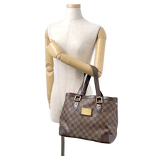 将图像加载到图库查看器中，LOUIS VUITTON Hampstead RedN51205 Damier Ebene Canvas Size PM
