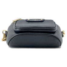 将图像加载到图库查看器中，LOUIS VUITTON Mini Bumbag NoirM46917 Monogram Empreinte Leather
