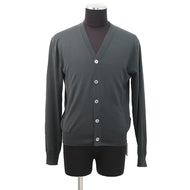 HERMES cardigan Size S GrayH567210HA Wool 100%