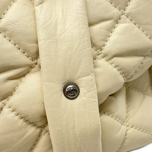 Load image into Gallery viewer, CHANEL Bubble Quilt ChainTravel Bag Ivory Leather
