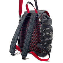 Load image into Gallery viewer, Christian Louboutin Explorer Funk Studded Backpack Black/Red1215001 Leather

