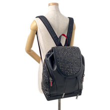 Load image into Gallery viewer, Christian Louboutin Explorer Funk Studded Backpack Black/Red1215001 Leather
