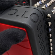 Load image into Gallery viewer, Christian Louboutin Explorer Funk Studded Backpack Black/Red1215001 Leather
