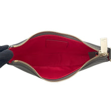 Load image into Gallery viewer, Christian Louboutin Rubira 2WAY Accessories Pouch CharcoalBrown1235471 Leather
