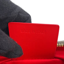 Load image into Gallery viewer, Christian Louboutin Rubira 2WAY Accessories Pouch CharcoalBrown1235471 Leather
