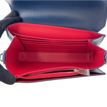 Load image into Gallery viewer, Christian Louboutin Explorer Funk Studded Shoulder Wallet Blue3235191 Leather
