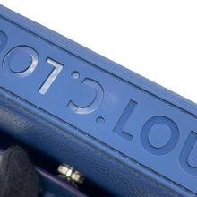 Load image into Gallery viewer, Christian Louboutin Explorer Funk Studded Shoulder Wallet Blue3235191 Leather
