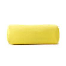 Load image into Gallery viewer, HERMES Herbag Zip Le Tournet Citron/Natural Toile Officier Vache Hunter Leather Size PM
