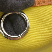 Load image into Gallery viewer, HERMES Herbag Zip Le Tournet Citron/Natural Toile Officier Vache Hunter Leather Size PM
