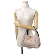 将图像加载到图库查看器中，GUCCI Soft Bit Handbag Beige/Brown837467 Leather Size Small
