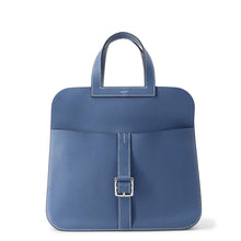 将图像加载到图库查看器中，HERMES Halzan Blue Agate Taurillon Clemence Size 31
