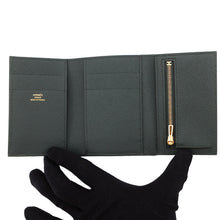 Load image into Gallery viewer, HERMES Bearn combine Vert Fonce Epsom
