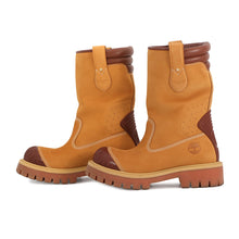 Load image into Gallery viewer, LOUIS VUITTON Timberland LV x Timberland Collaboration Mid Boots Beige/Brown Nubuck Leather Size 9.5
