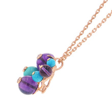 将图像加载到图库查看器中，CARTIER Delices de Gore Necklace 18K Pink Gold
