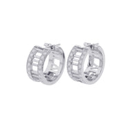 TIFFANY&Co. Atlas Open-A Earrings 18K White Gold