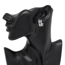 Load image into Gallery viewer, TIFFANY&amp;Co. Atlas Open-A Earrings 18K White Gold
