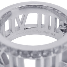 Load image into Gallery viewer, TIFFANY&amp;Co. Atlas Open-A Earrings 18K White Gold
