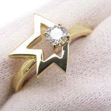 Load image into Gallery viewer, TASAKI Comet Plus Diamond Solo Ring Size Approximately No. 13 18K Yellow Gold
