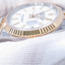 将图像加载到图库查看器中，ROLEX Datejust 36 W36mm Stainless Steel K18YG White Dial126233
