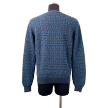 将图像加载到图库查看器中，FENDI cardigan Size Chronomat 44 BlueFZC433 Linen80% Cotton14% Silk4% Polyurethane2%
