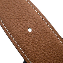 Load image into Gallery viewer, HERMES Jumbo Belt Reversible Belt Size 80 Black/Gold Box Calf Leather Togo Leather
