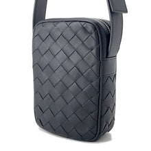 Load image into Gallery viewer, Bottega Veneta INTRECCIATO Cassette Cross Body Bag Black743214 Calf Leather Size Mini
