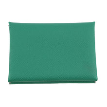 将图像加载到图库查看器中，HERMES Calvi Duo Verso Vert Vertigo/Jaune Milton Epsom
