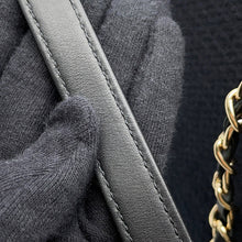 Load image into Gallery viewer, CHANEL Deauville Shopping 2-Way Tote Bag BlackAS3257 Mix Fiber Leather Size Small
