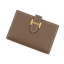 Load image into Gallery viewer, HERMES Bearn Card Case Etoupe Veau Madame
