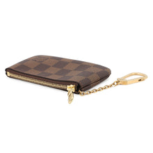 Load image into Gallery viewer, LOUIS VUITTON Pochette Cles BrownN62658 Damier Ebene Canvas

