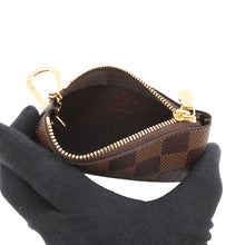 Load image into Gallery viewer, LOUIS VUITTON Pochette Cles BrownN62658 Damier Ebene Canvas
