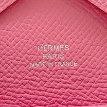 将图像加载到图库查看器中，HERMES Calvi duo Rose Azalee Epsom
