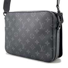 将图像加载到图库查看器中，LOUIS VUITTON Steamer Messenger NoirM45585 Monogram Eclipse
