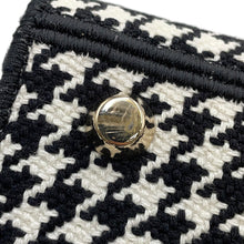 Load image into Gallery viewer, Dior LADY D-LITE Houndstooth Black/WhiteM0565OZAE Canvas Size Medium
