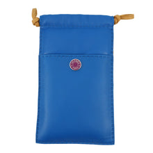 将图像加载到图库查看器中，HERMES pillow phone case Blue France/Sesame Lambskin
