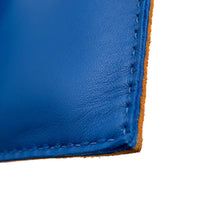 将图像加载到图库查看器中，HERMES pillow phone case Blue France/Sesame Lambskin
