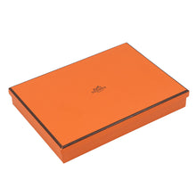 将图像加载到图库查看器中，HERMES pillow phone case Blue France/Sesame Lambskin
