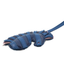 将图像加载到图库查看器中，HERMES Gee Gee Savannah Blue Saphir/Blue France/Mauve Sylvestre Lambskin
