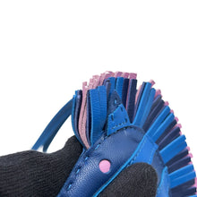 将图像加载到图库查看器中，HERMES Gee Gee Savannah Blue Saphir/Blue France/Mauve Sylvestre Lambskin
