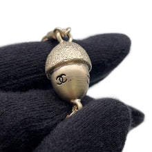 Load image into Gallery viewer, CHANEL Acorn motif keychainA30366 Gold Plated
